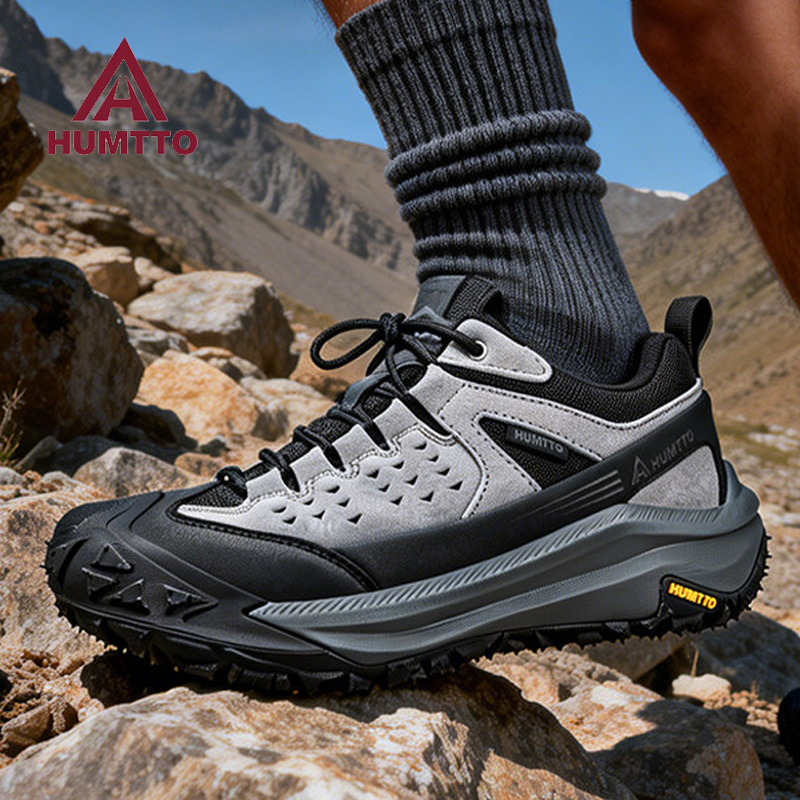 Outdoor Hunting Boots For Men - 험토 소가죽 하이킹 신발 남성 트레킹