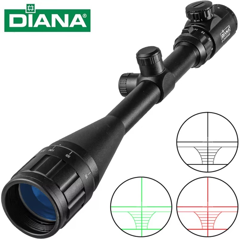 Outdoor Hunting Lab - DIANA 6-24x50 AOE 전술 라이플 스코프