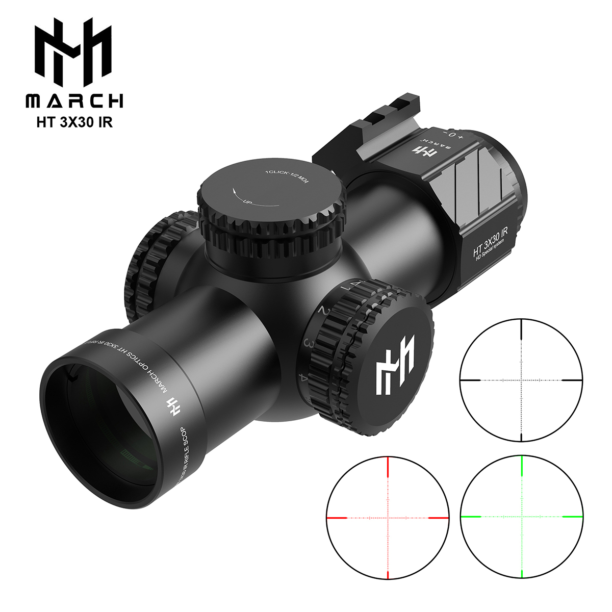 Outdoor Hunting Lab - HT 3x30IR 사냥용 광학 조준경 에어소프트