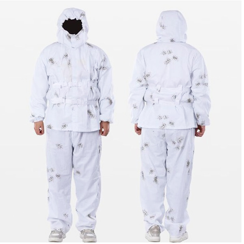 Camouflage Hunting Jacket - 전술용 화이트 스노우 길리슈트 위장복 자켓
