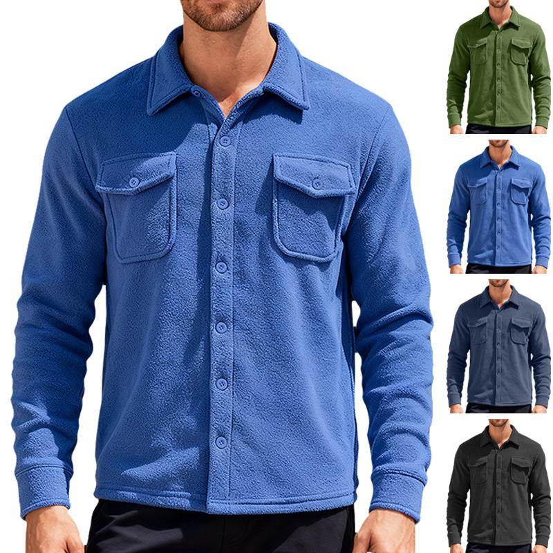 Hunting Outdoor Brand - 남성용 아웃도어 캐주얼 플리스 안감 작업