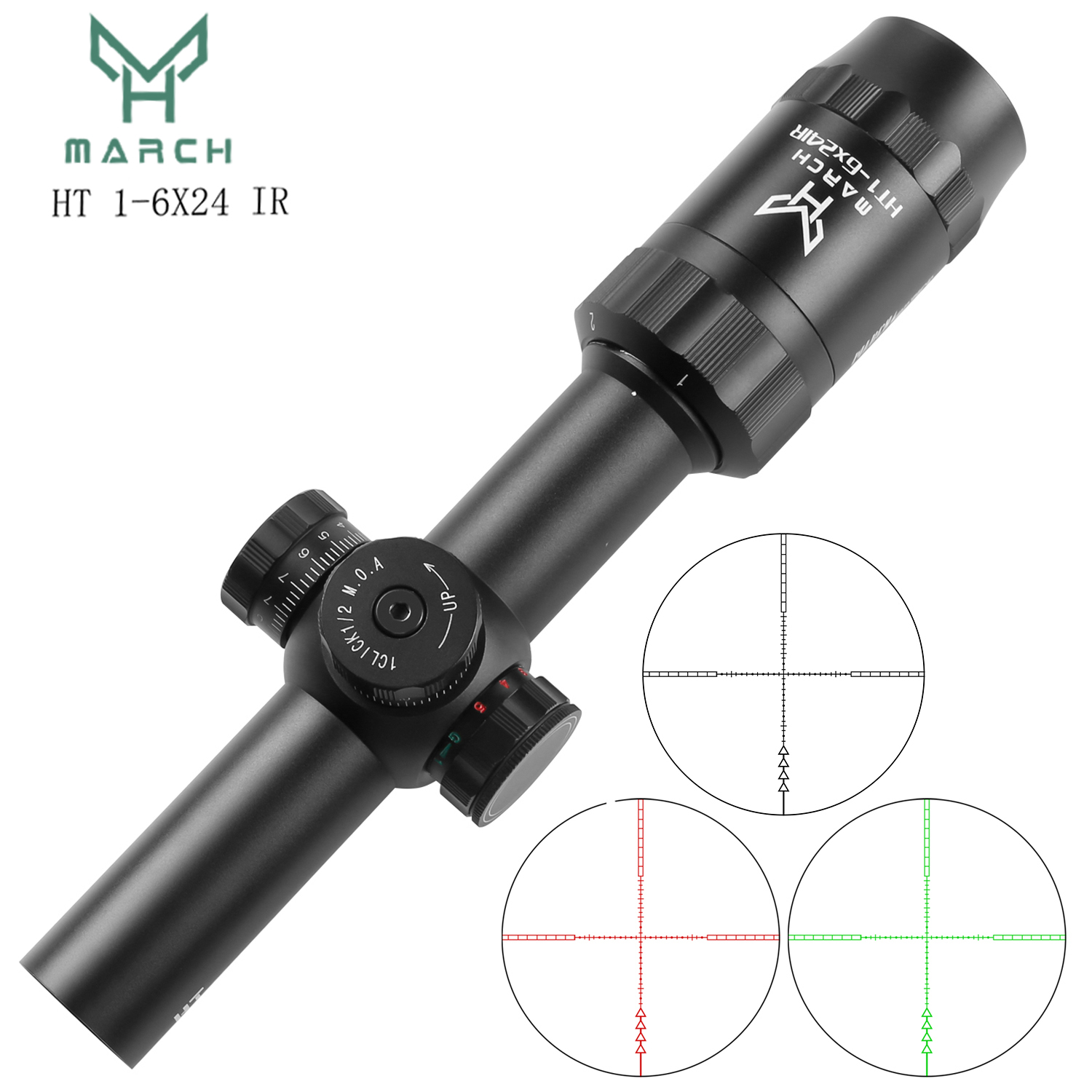 MARCH HT 1-6X24 IR 전술 소총 스코프 에 - Outdoor Hunting Lab 리뷰 및 가격
