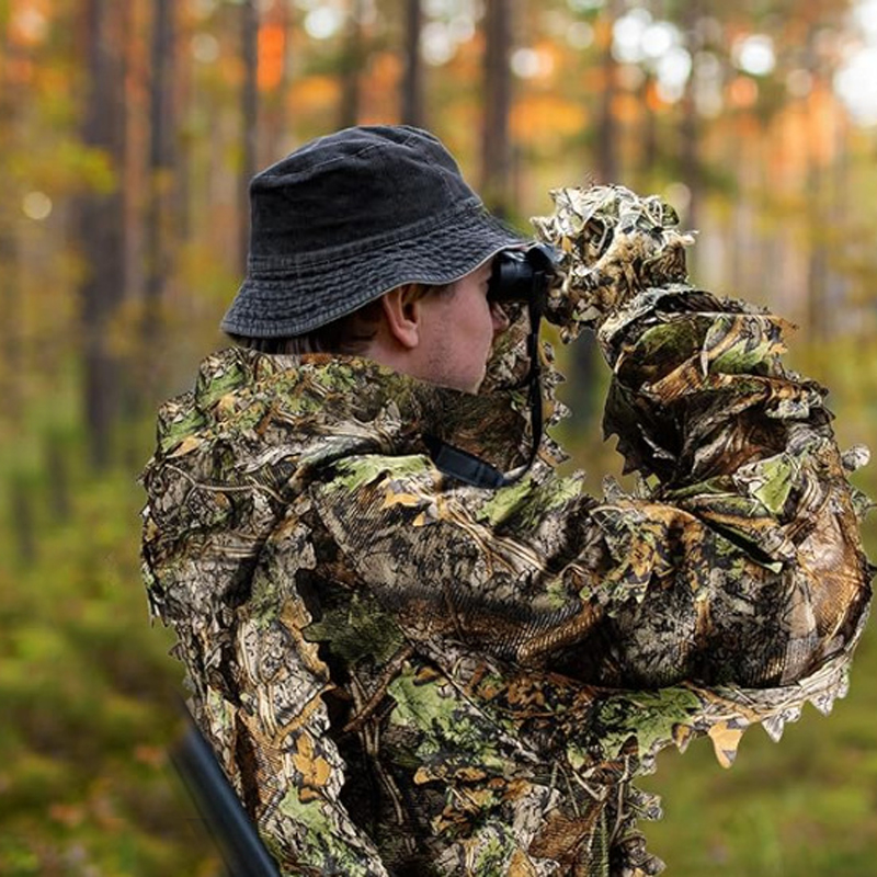 사냥 정장 정글 잎 경량 위장 Ghillie 정장 후드 - Camouflage Hunting Jacket 리뷰 및 가격