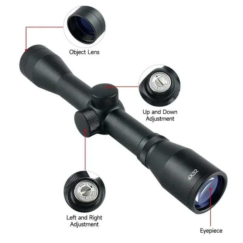 4x32 1.5-5x32IR 2-6X32AOE 전술 스 - Crossbow Scope Sight 리뷰 및 가격
