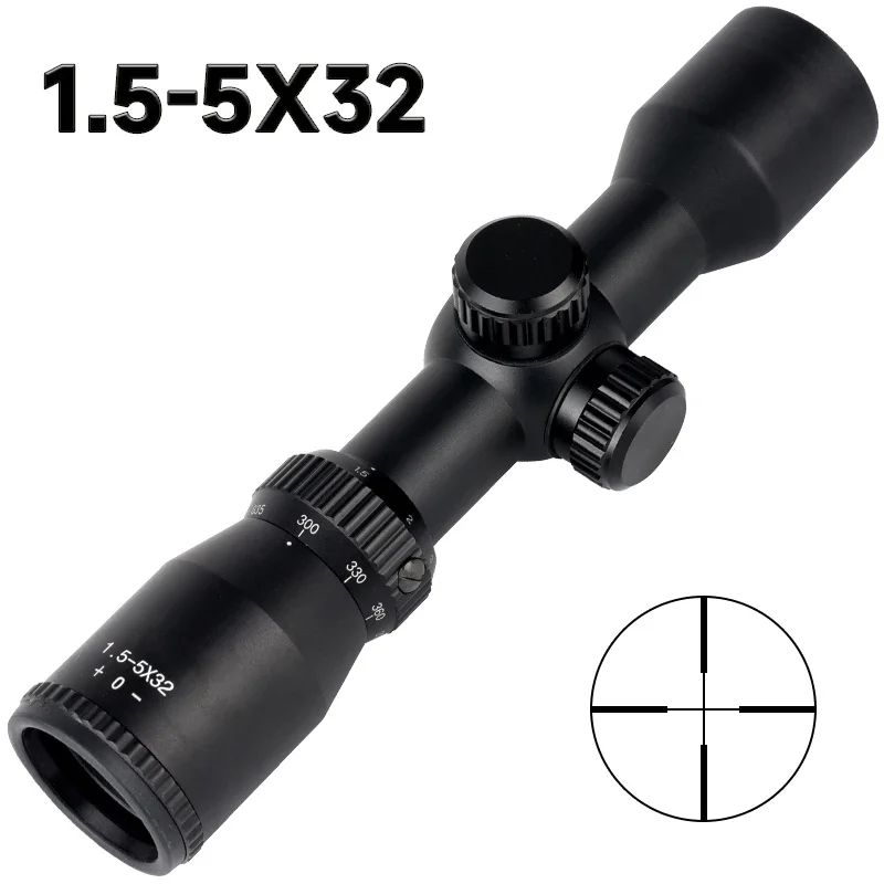 1.5-5X32 크로스보 숏 헌팅 스코프 조명식 광학  - Crossbow Scope Sight 리뷰 및 가격