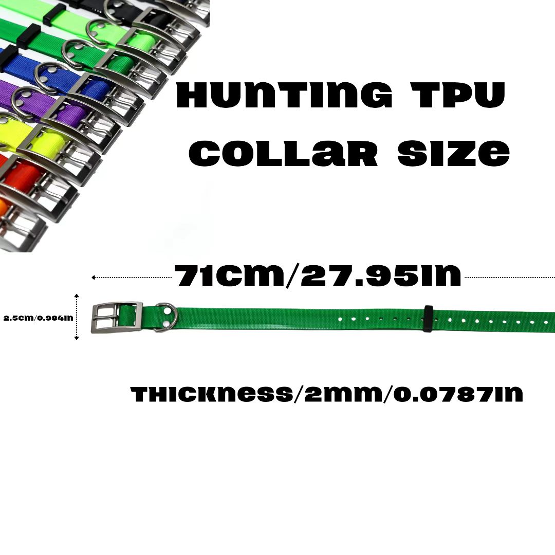 폭 2.5cm의 튼튼한 TPU 소재 방수 조절 가능한  - Outdoor Hunting Dog Collar 리뷰 및 가격