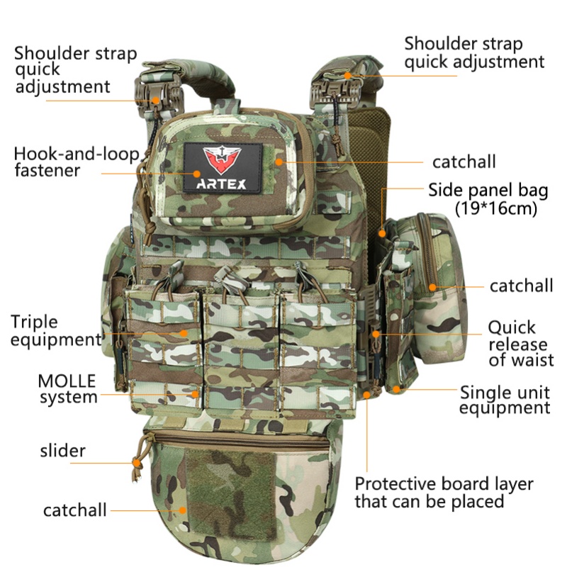 전술 조끼 6094 빠른 탈착식 라이트 레이저 컷 아웃 - Hunting Outdoor Gear 리뷰 및 가격