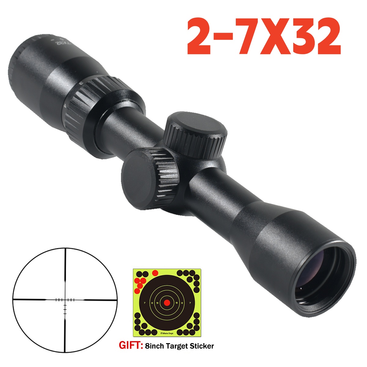 사냥용 전술 조준경 2-7x32 라이플스코프(SFP)  - Crossbow Scope Sight 리뷰 및 가격