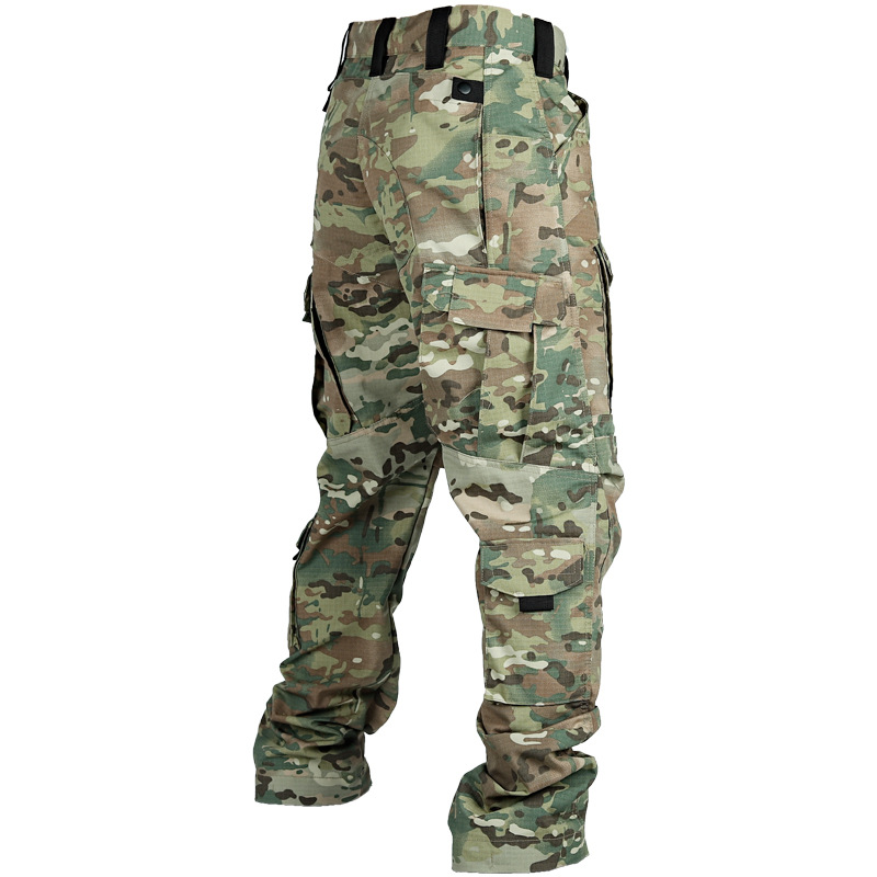 침입자 전술 바지 남성 캠핑 다중 포켓 비밀 서비스 하 - Outdoor Hunting Trousers 리뷰 및 가격