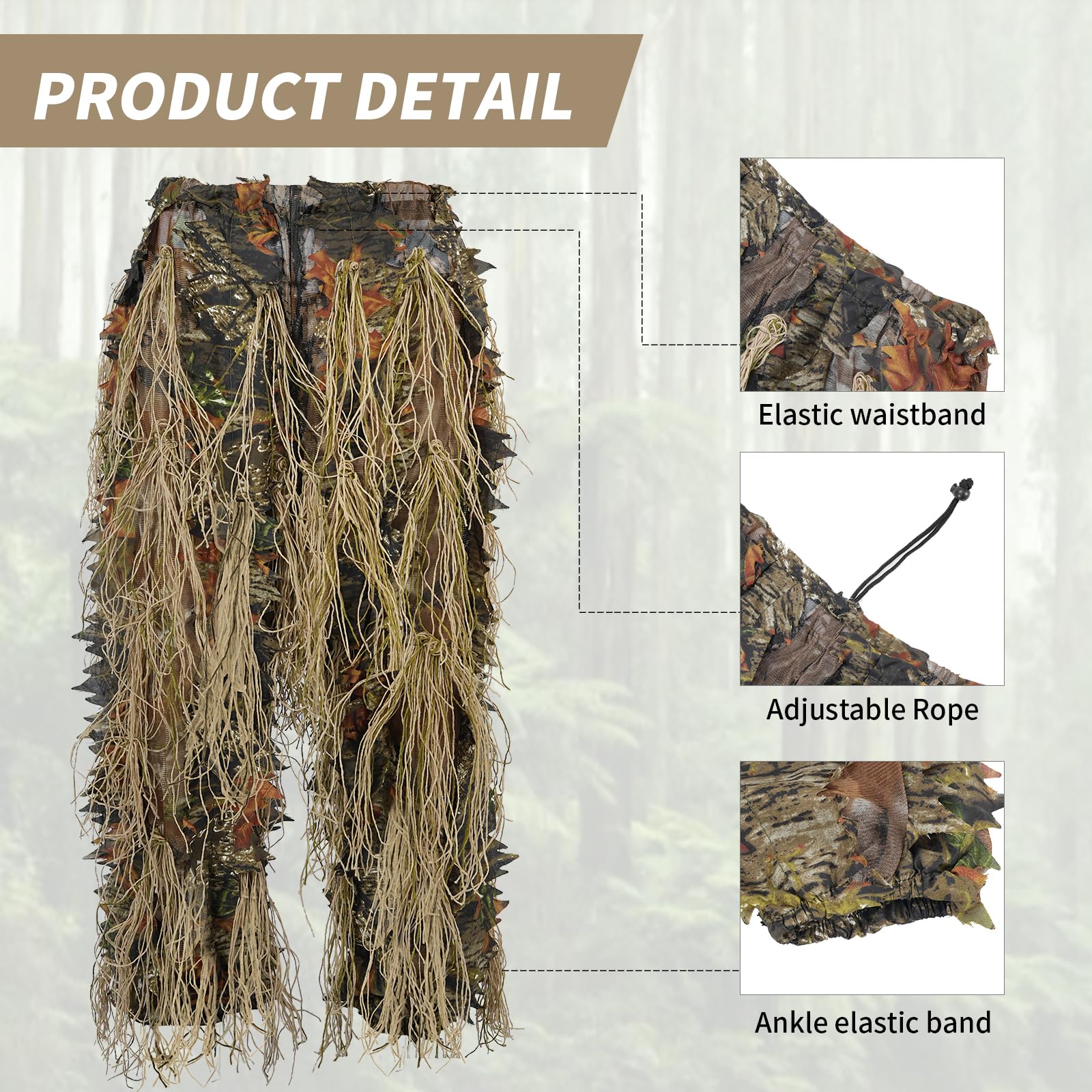 JOAXOR Ghillie Suit Gilly Hunt - Camouflage Hunting Jacket 리뷰 및 가격