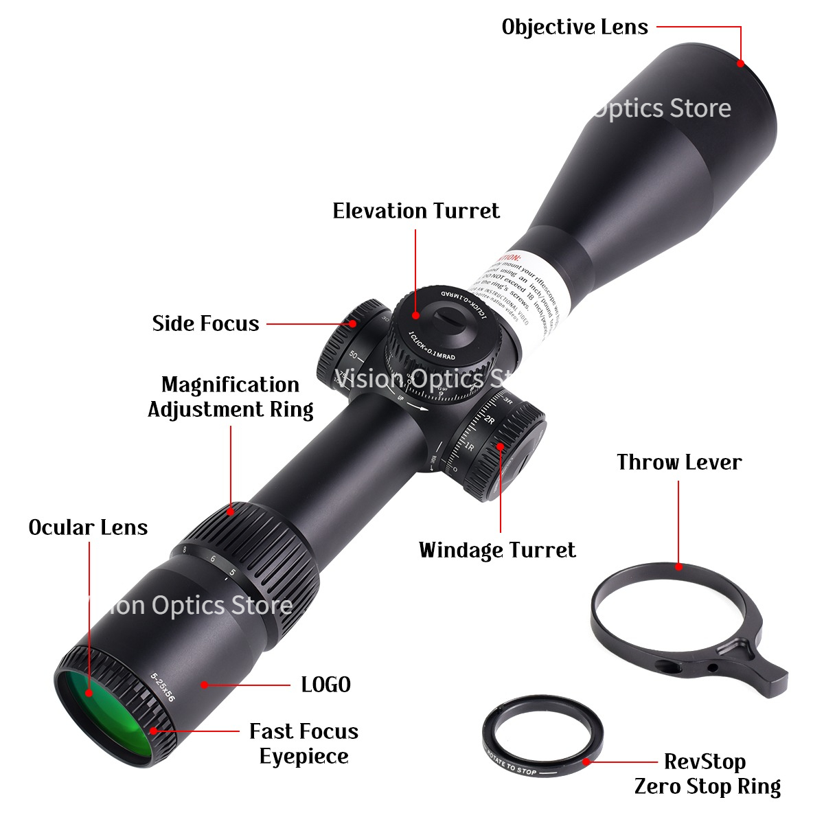VT 5-25X56 (FFP) 전술 광학 조준경 EBR - Outdoor Hunting Lab 리뷰 및 가격