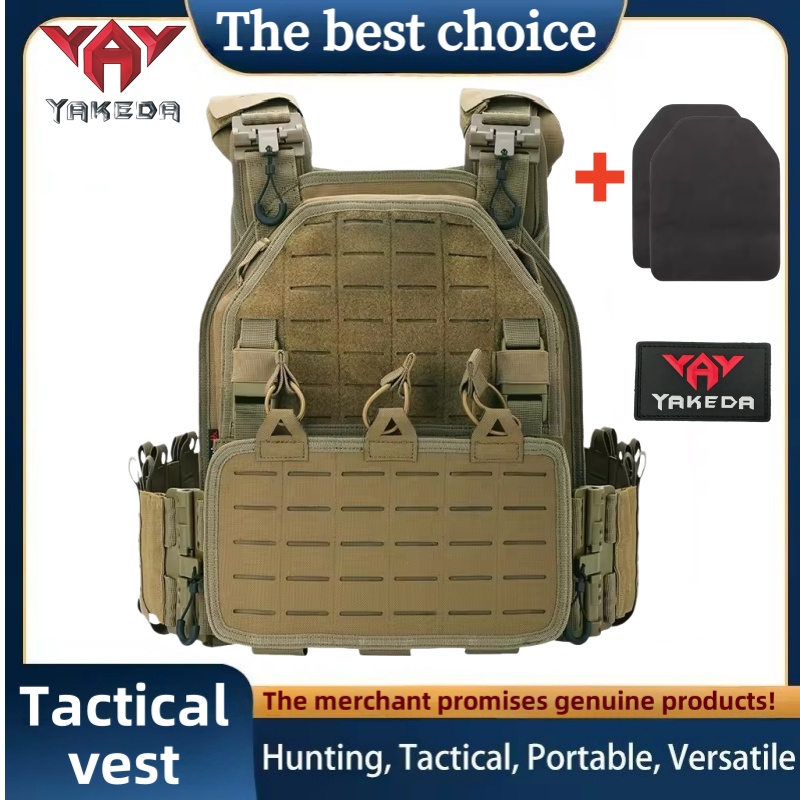 YAKEDA 전술 조끼 6094 빠른 탈착식 라이트 레 - Hunting Outdoor Gear 리뷰 및 가격