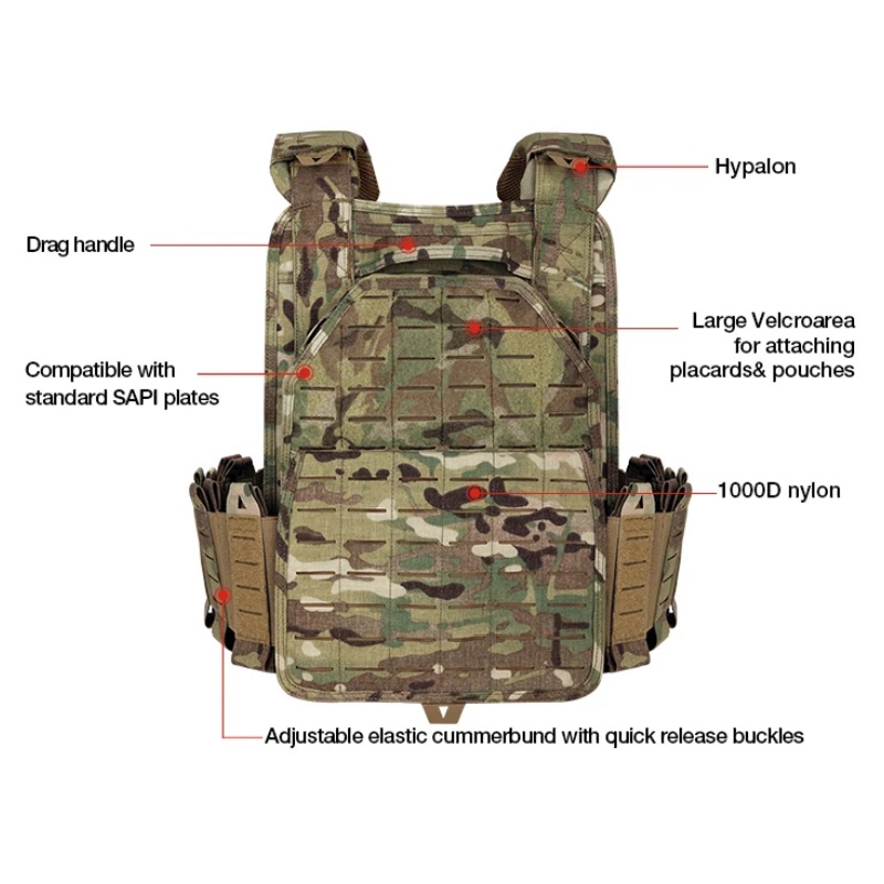 YAKEDA 전술 조끼 6094 빠른 탈착식 라이트 레 - Hunting Outdoor Gear 리뷰 및 가격