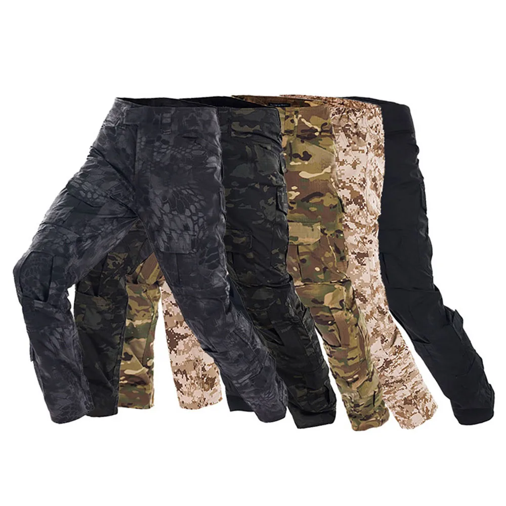 남성 전투 바지 전술 스포츠 바지 카모플라주 멀티캠 트 - Outdoor Hunting Trousers 리뷰 및 가격