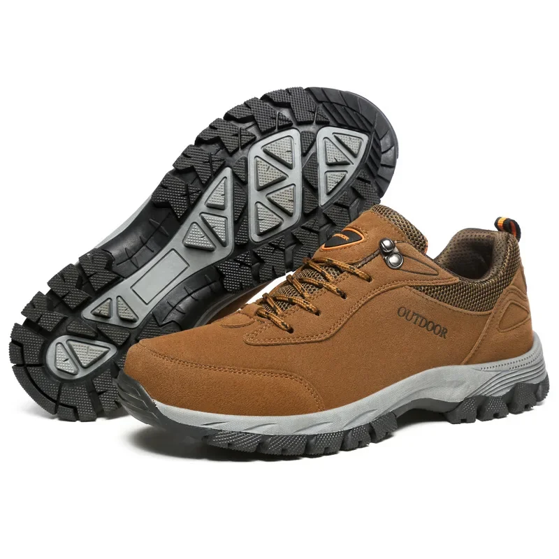 남성용 스웨이드 가죽 하이킹 신발, 야외 워킹 신발,  - Hunting Outdoor Boots 리뷰 및 가격