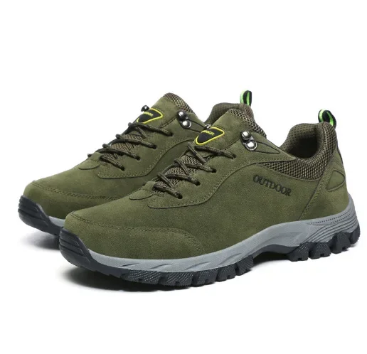 남성용 스웨이드 가죽 하이킹 신발, 야외 워킹 신발,  - Hunting Outdoor Boots 리뷰 및 가격