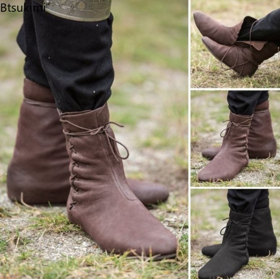 2026 남성용 중세 빅토리아 르네상스 부츠 신발 레트 - Hunting Outdoor Boots 리뷰 및 가격