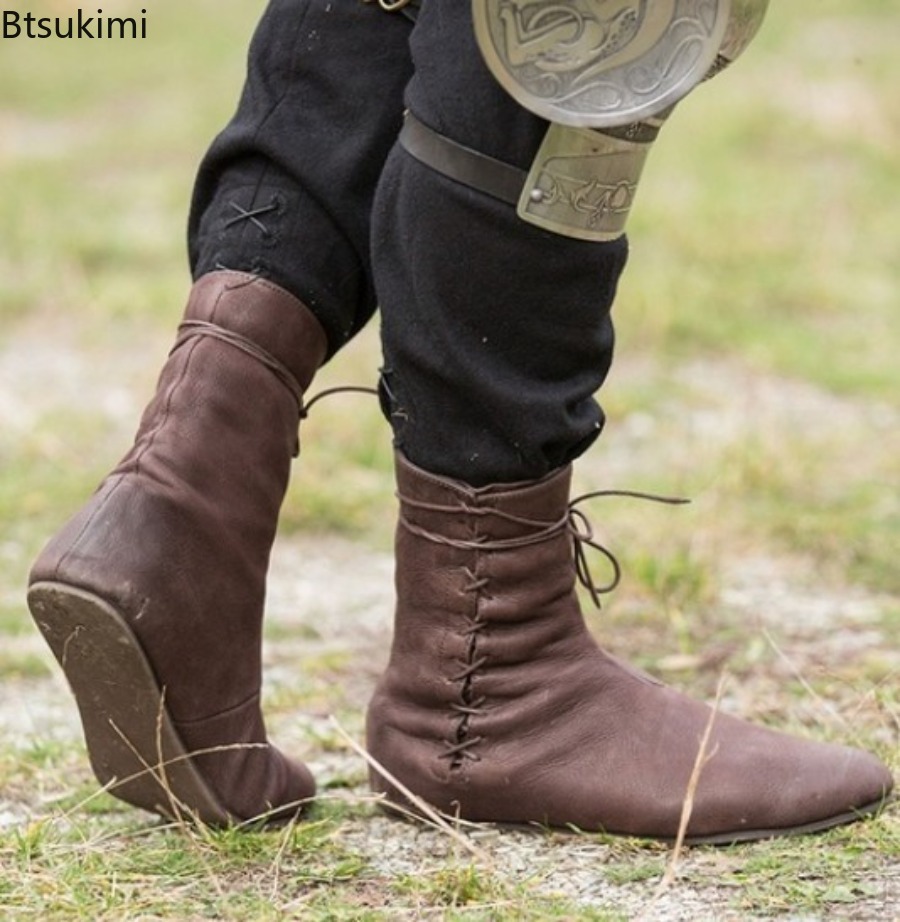 2026 남성용 중세 빅토리아 르네상스 부츠 신발 레트 - Hunting Outdoor Boots 리뷰 및 가격