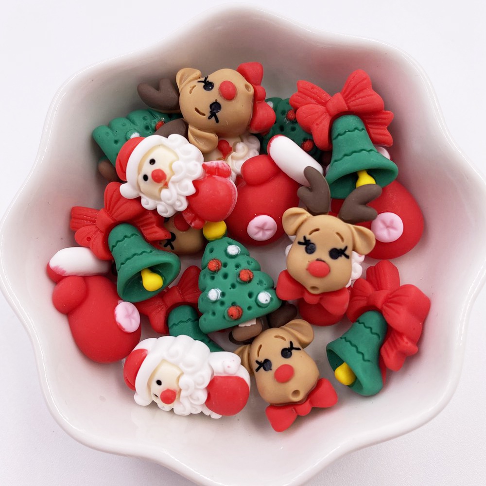 20PCS Kawaii 다채로운 수지 엘크 산타 장갑  - Elk Bugle Call 리뷰 및 가격