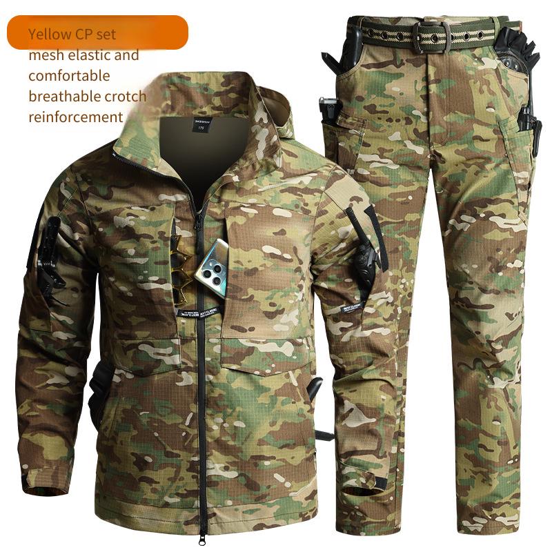 남성용 카모플라주 전술 장비 세트 후드형 통기성 립스탑 - Camouflage Hunting Jacket 리뷰 및 가격