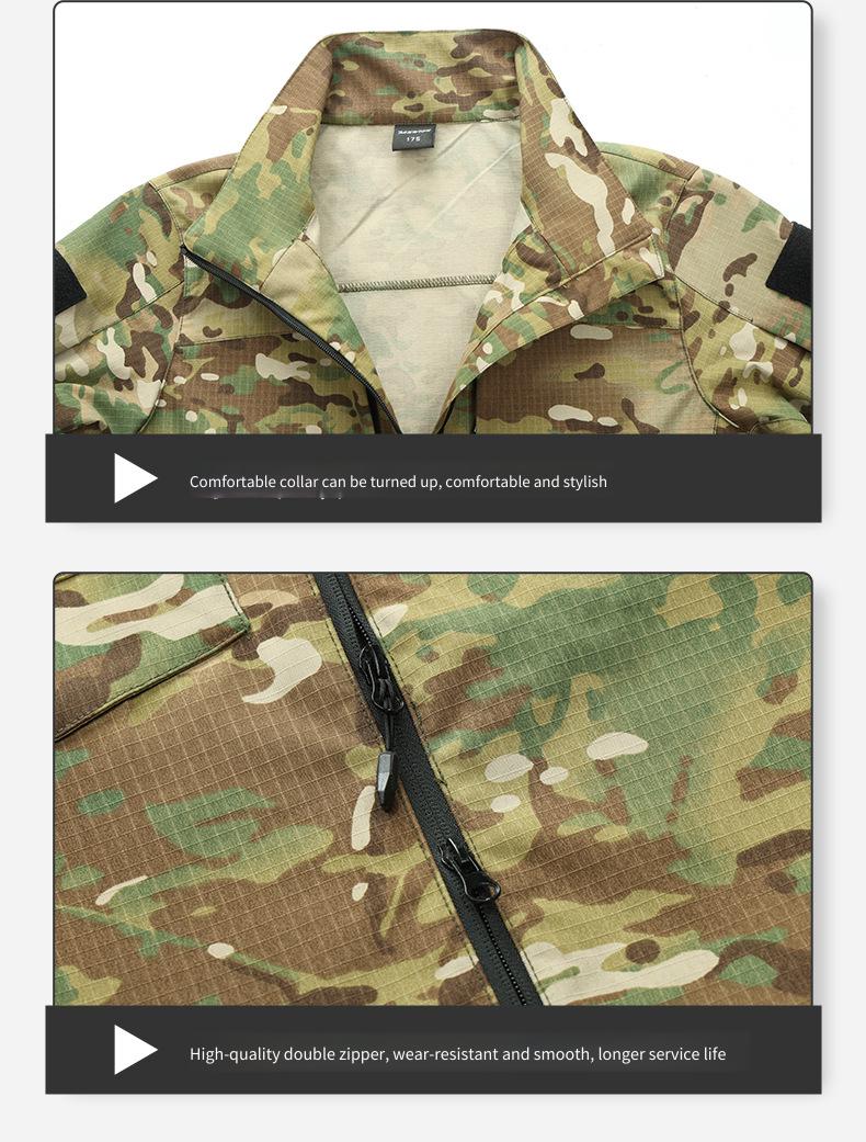 남성용 카모플라주 전술 장비 세트 후드형 통기성 립스탑 - Camouflage Hunting Jacket 리뷰 및 가격