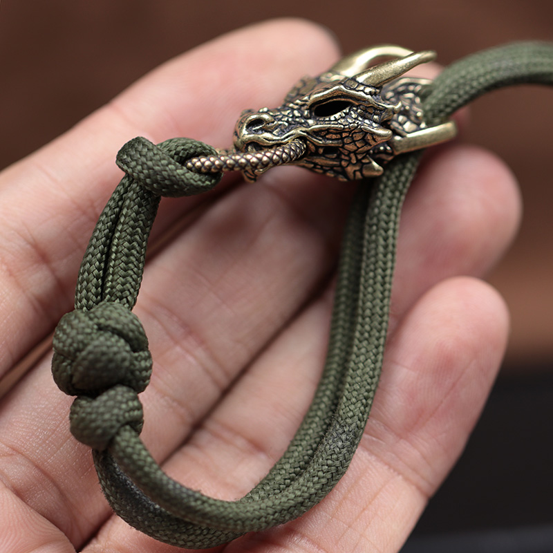 드래곤 헤드 모양의 황동 버클, EDC(일상 휴대용), - Paracord Survival Bracelet 리뷰 및 가격