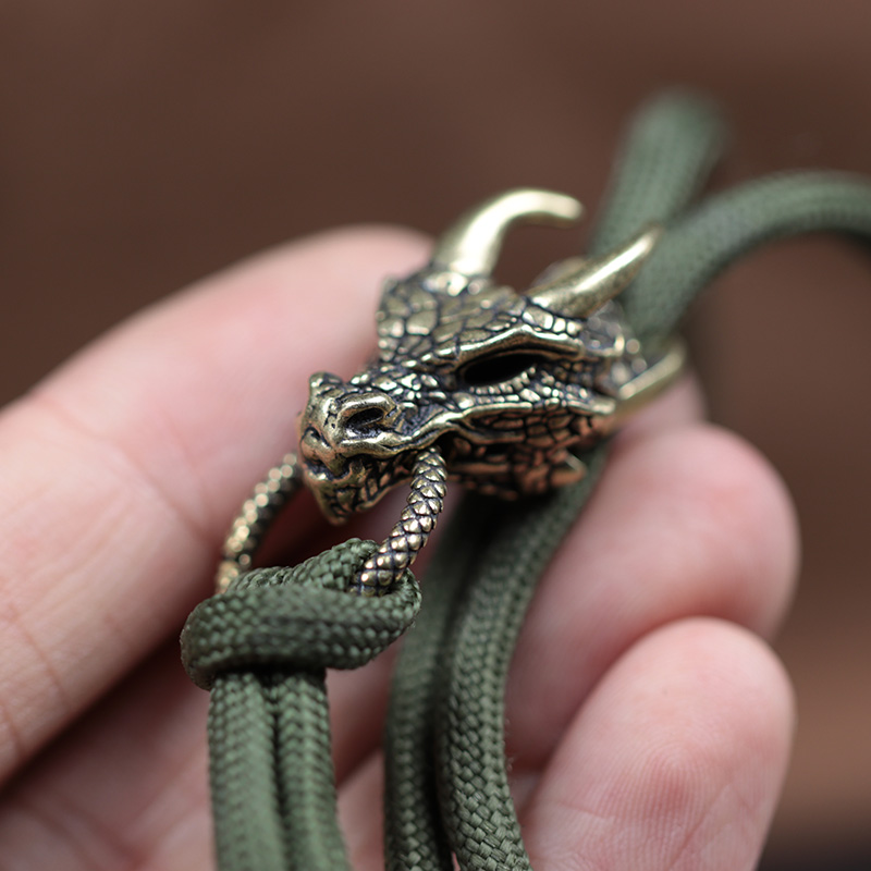 드래곤 헤드 모양의 황동 버클, EDC(일상 휴대용), - Paracord Survival Bracelet 리뷰 및 가격